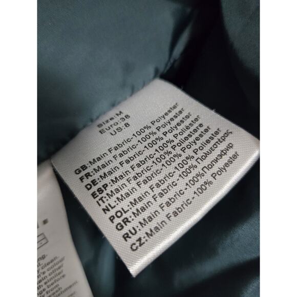 Bench Womens M Color Block Bomber Jacket Ponderosa Pine SOFT Sherpa Ribbed Trim - Picture 14 of 15